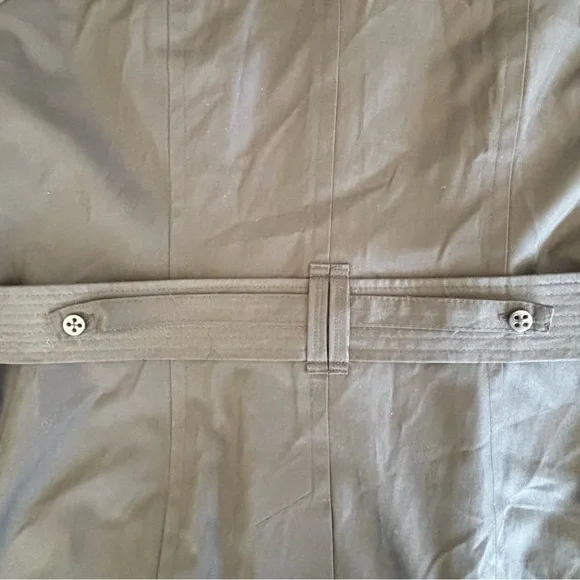 London Fog Women's Black Trench Coat with removable hood size m - Picture 10 of 11